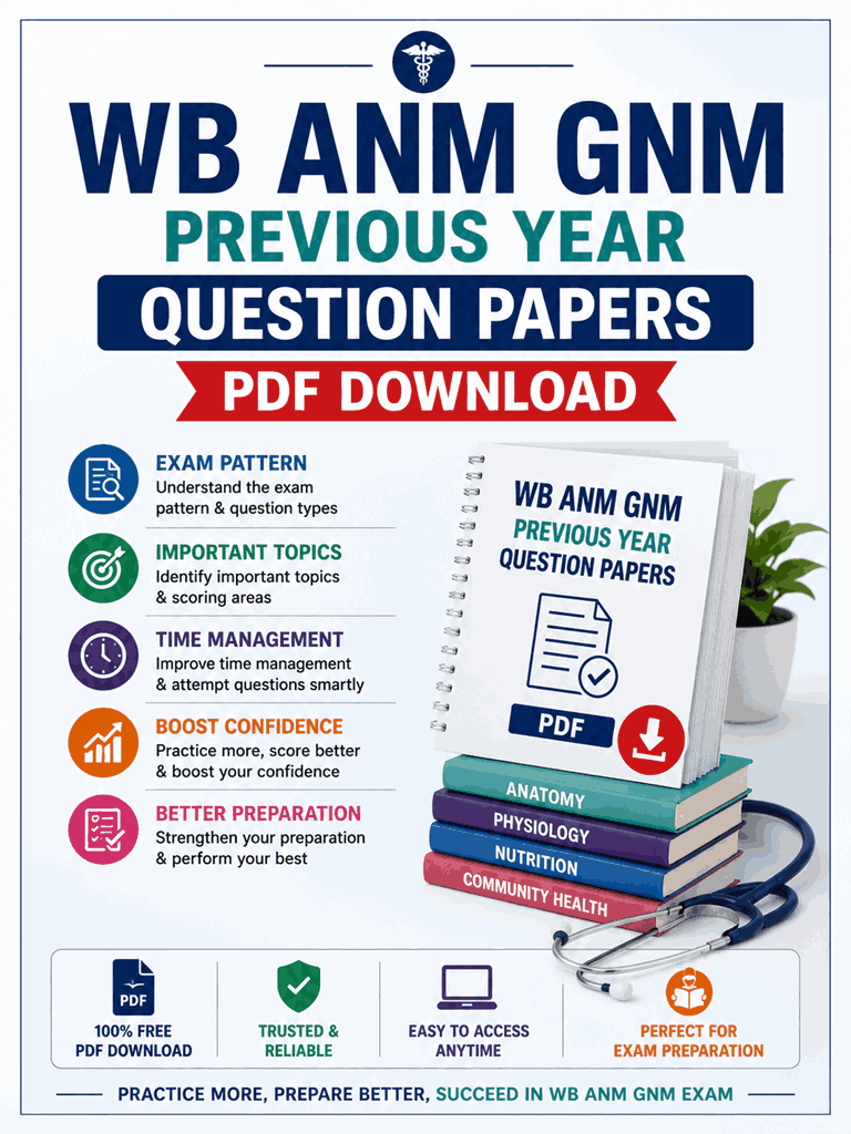 WB ANM GNM Previous Year Question Papers, Download PDF