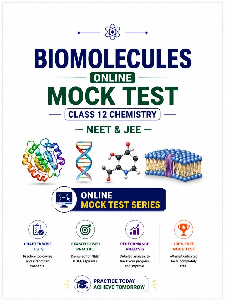 Biomolecules Online Mock Test Class 12 Chemistry NEET and JEE