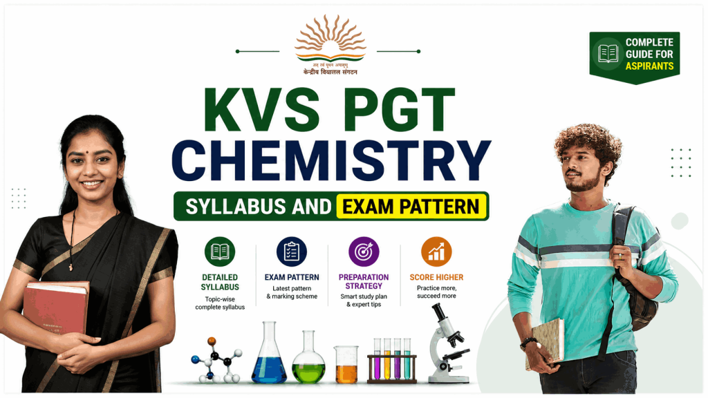KVS PGT Chemistry Syllabus and Exam Pattern