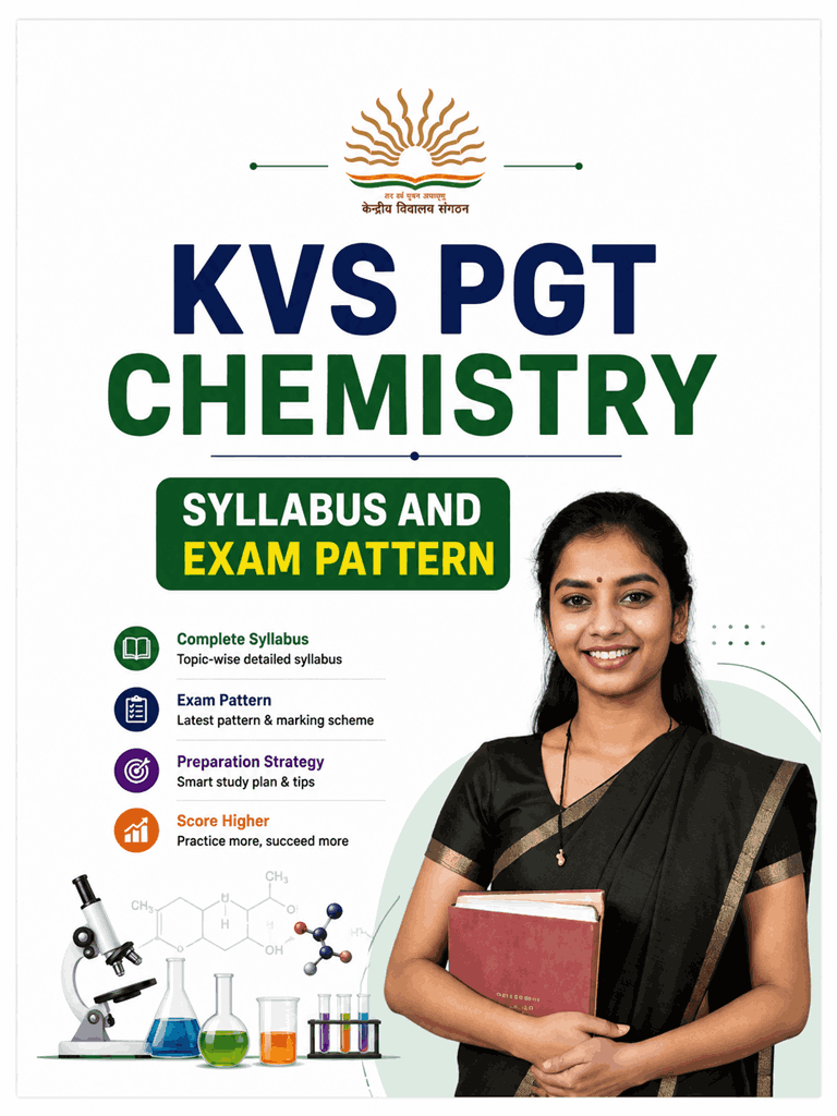 KVS PGT Chemistry Syllabus and Exam Pattern PDF Download