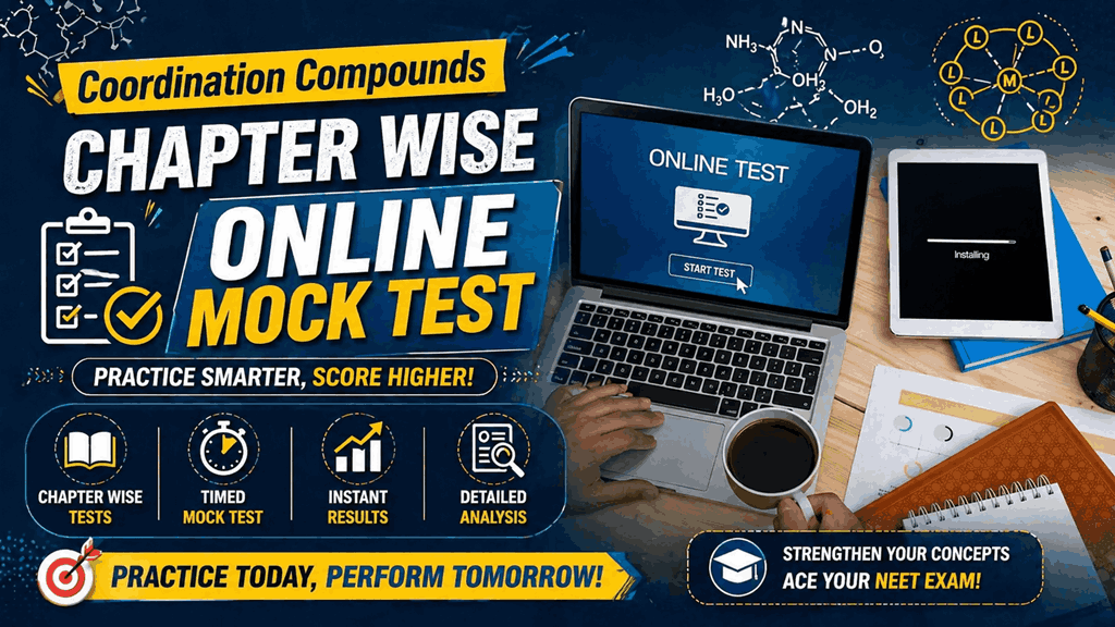 Coordination Compounds chapter wise online mock test for NEET Chemistry