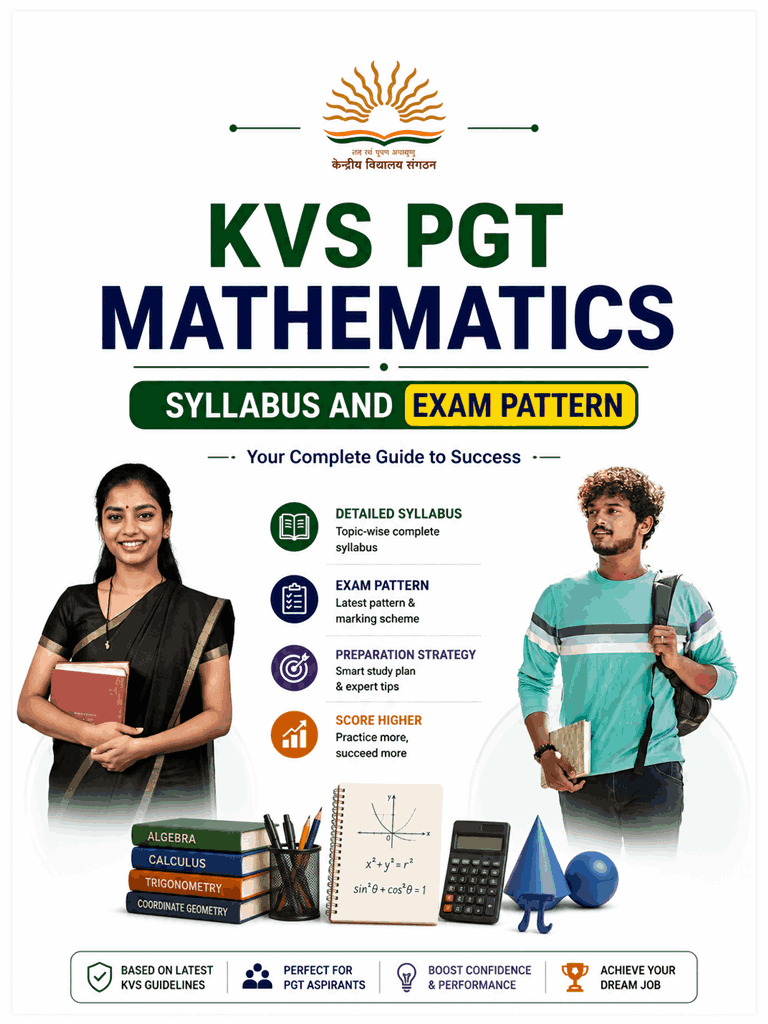 KVS PGT Mathematics Syllabus and Exam Pattern: PDF Download